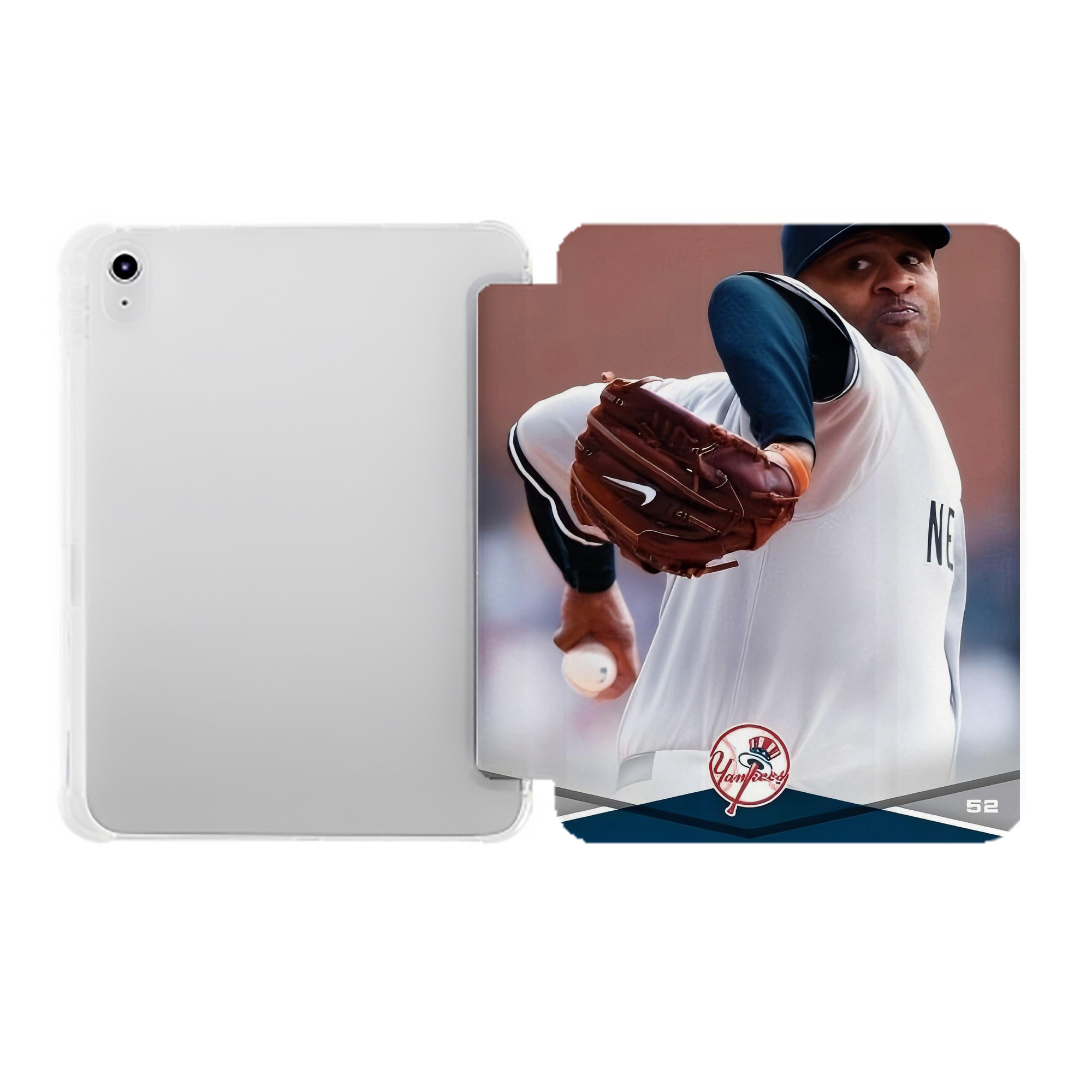 CC Sabatnia 6 Premium Tri-Fold PU Leather & Silicone IPad Case With Pencil Slot – Fits 9.5,10.5,10.9 – Adjustable Stand, Slim, Protective